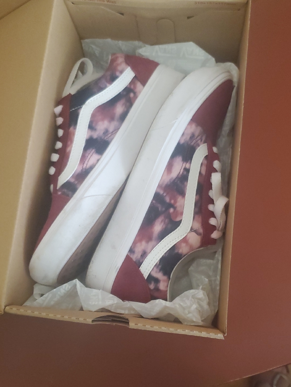 Vans ComfyCush Old Skool Burgundy/White Sneakers
